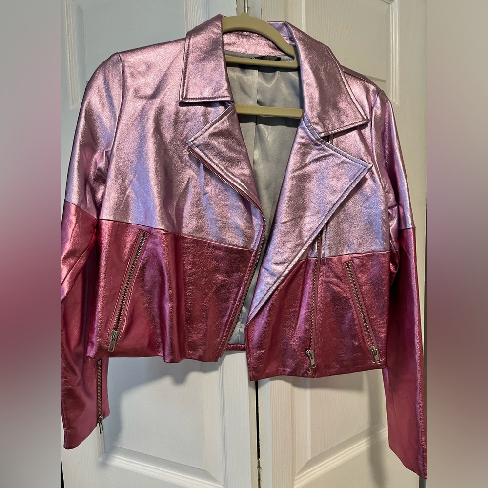 Pink Metallic Jacket